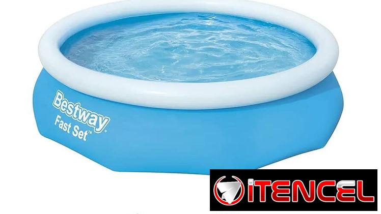 Piscina inflable redonda con depuradora Fast Set Bestway 305 x 76 cm nueva !