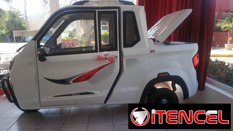 4800USD Triciclo RALY de paseo con techo y maletero  con bateria de GEL 60VOL 100AH