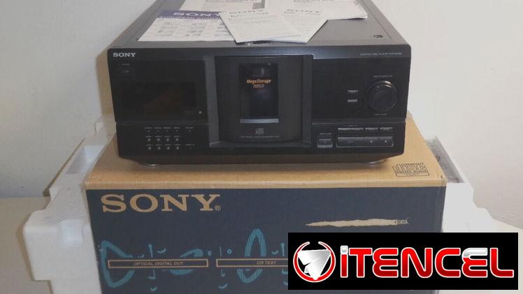 Reproductor de CD Sony CDP-CX230 Mega Storage con capacidad para 200 CD y cambiador de CD.