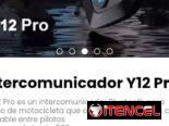 Intercomunicador Y12 Pro. Perfecto para mantenerte conectado, escuchar música o seguir el GPS
