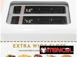 🍞 TOSTADORA ELITE GOURMET COOL TOUCH | 2 REBANADAS | RANURAS EXTRA ANCHAS | 7 NIVELES ENVÍO DISPONIBLE* + GARANTÍA**