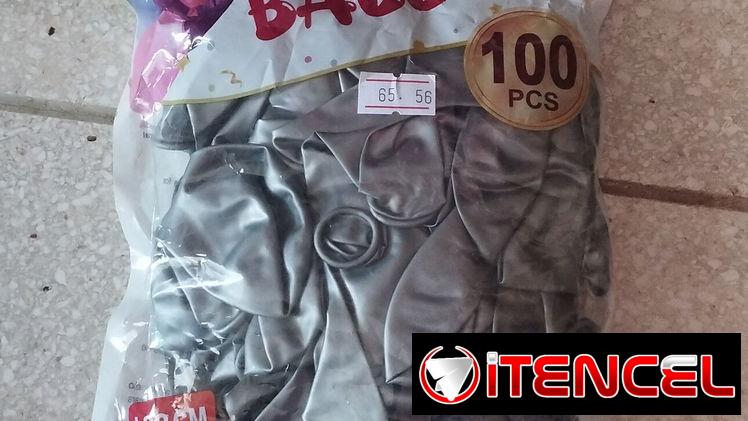 Paquete de globos ( traen 100)