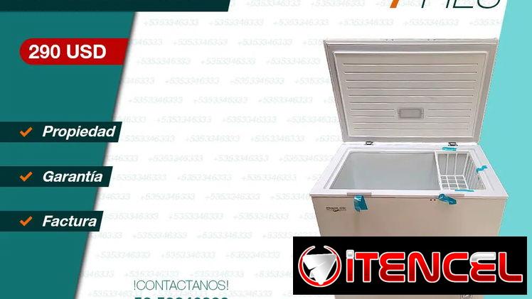 Nevera de 7 pies (200 L) horizontal ENERLIFE. Equipos con garantía a estrenar por usted.