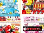 Set 100 piezas temáticos