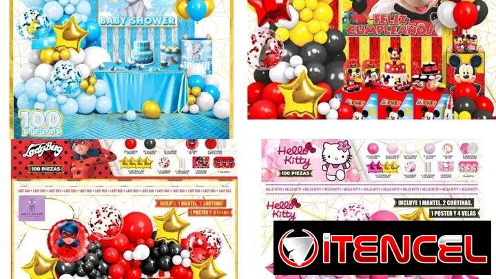 Set 100 piezas temáticos