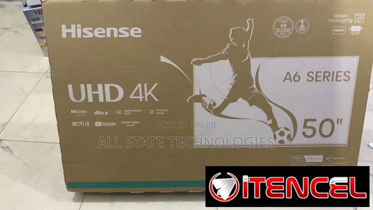 SMART TV 50 Pulgadas Hisense A6 serie UHD 4K SO VIDA precio $420 USD transporte incluido