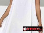 Vestido Sencillo Casual Blanco 52420333
