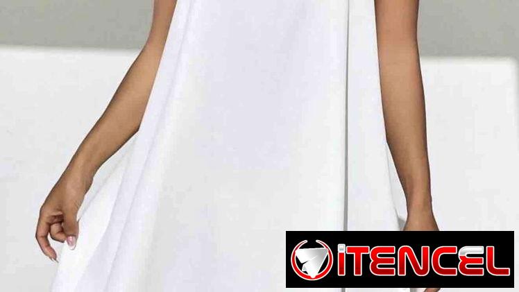 Vestido Sencillo Casual Blanco 52420333