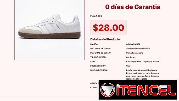 Adidas Samba Blanco y Beige: El Icono de Adidas por Solo $28.00 VPT#-0311