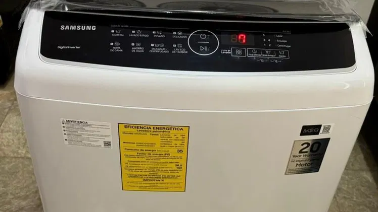 Lavadora automática Samsung 9 Kg INVERTER -290