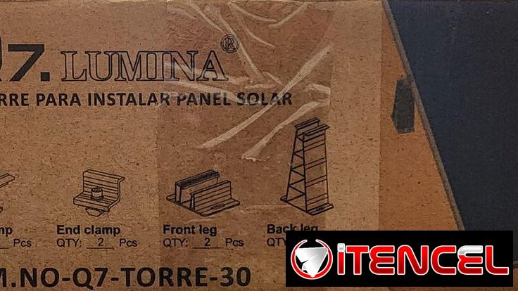Base para montar panel solar