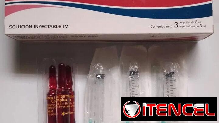 Venta de Complejo vitamínico inyectable B1,B6,B12 con Lidocaína en 3500 pesos