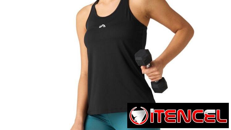 Blusa negra deportiva de mujer  talla M