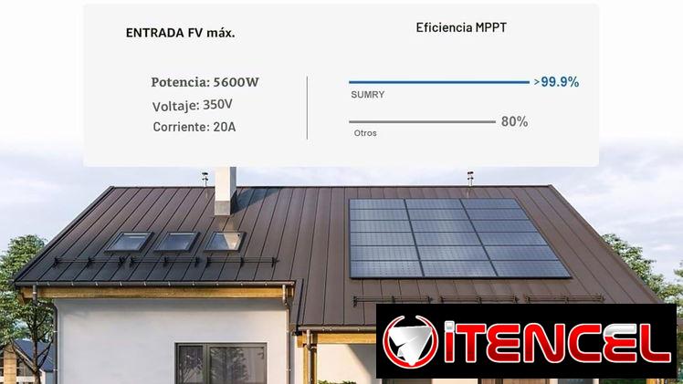 📞53884600.🎇Inversor Solar Híbrido SUMRY 4000W 24V 🎇 Mensajería disponible.🚴