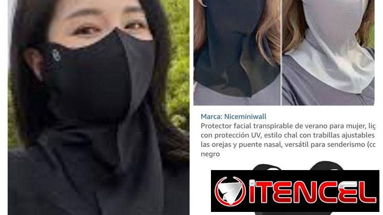 Mascaras unisex elastizada de proteccion.  negras y grises