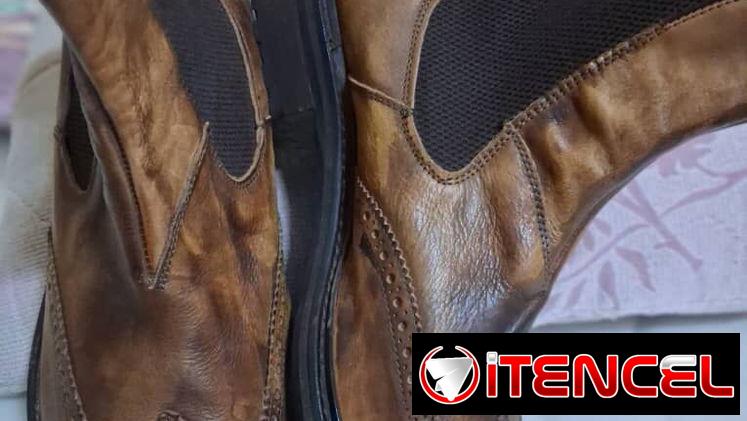120USD Botines exclusivo italiano de piel original y suela cosida para ocasiones únicas numero 45