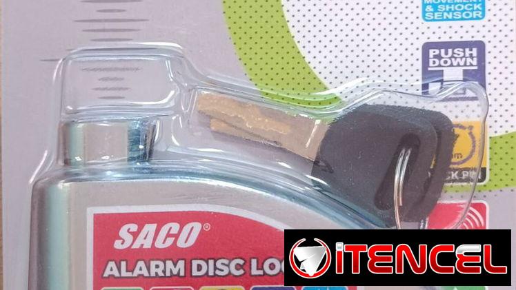Candados de disco con alarma