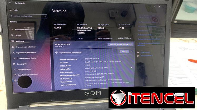 Laptop GDM de uso 130 usd