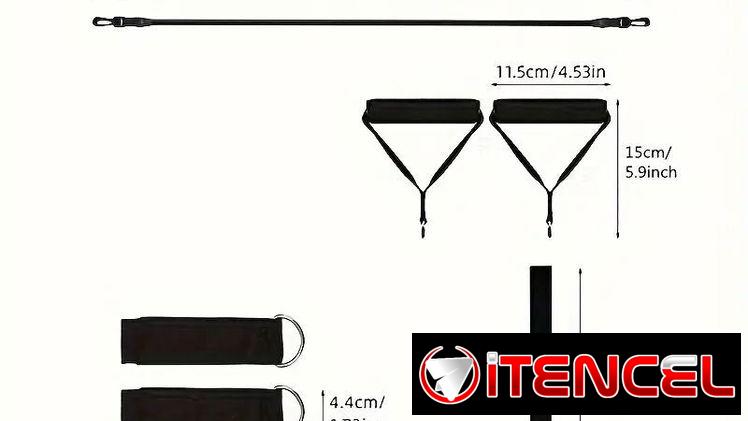🏋️‍♀️ Set de Bandas de Resistencia TPE – ¡Entrena Donde Quieras!