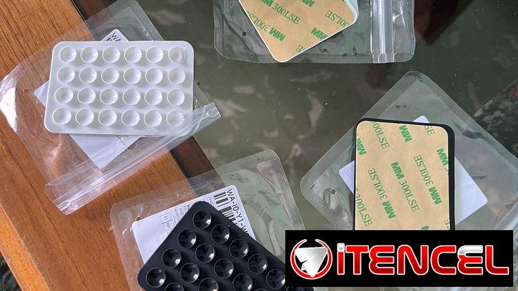 Soporte de ventosa para móviles! Adhiera su cell a una superficie y filmé vídeos o haga sus selfie a nanos libres!!