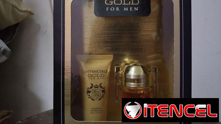 Perfume y Gel de Baño para Hombre, marca: Montage Brands, modelo: Invincible Gold