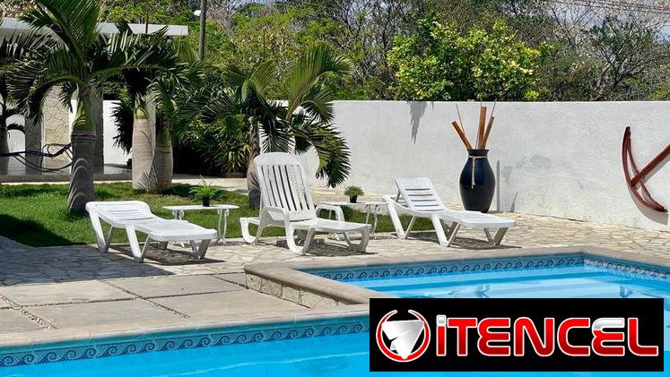 Casa de 5 habitaciones en renta en la playa de Boca Ciega con piscina grande +53 52 46 36 51 por WhatsApp