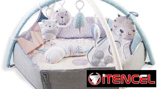 Gimnasio y Alfombra Sensorial – MoMi PASTEL