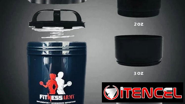 Smart Shaker (Pomos Removeedores de Proteinas con varios compartimientos) 58234161 FITNESSARMY