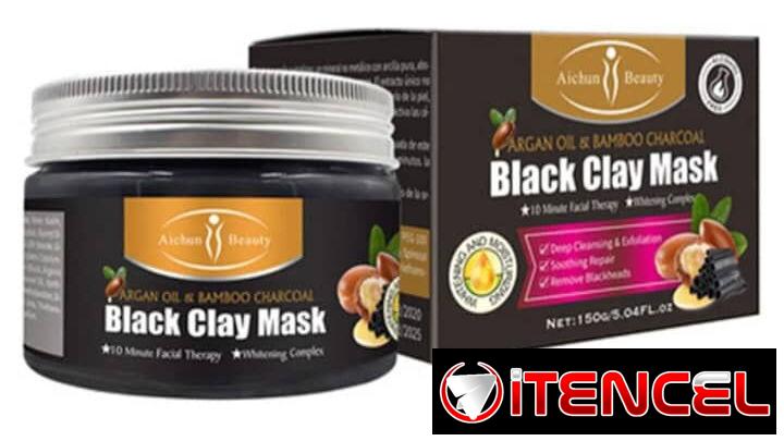 Mascarilla de aceite de argán y carbón de bambú