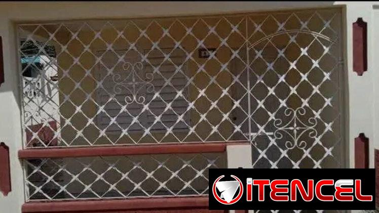 Se hacen Rejas para ventanas, puertas, ventanas de baño y cocina.