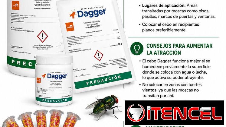 Cebo mata moscas, insecticida