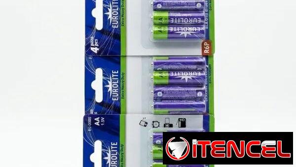 Pilas AA Extra Heavy Duty – Eurolite – EL – 3005