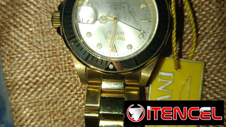Reloj invicta automatico,nuevo máquina japonesa dorado esfera clardin