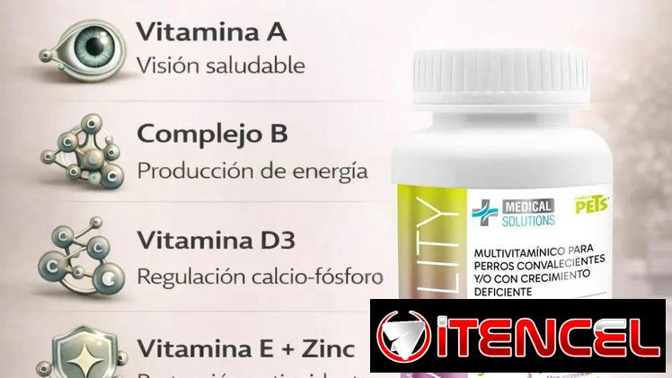 Multivitaminas Vitality para perros