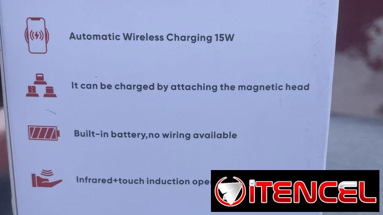 Porta celular de carga inalámbrica para motos y carros