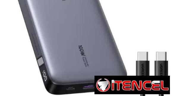 Batería portátil UGREEN – Powerbank 20000mAh-Recarga rápida