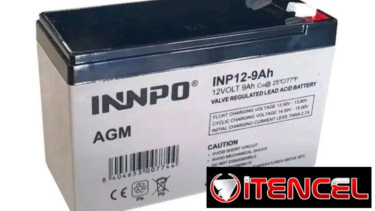 Bateria 12v 9ah – INNPO 🏠