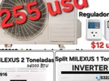 Split milexus de 1 T convencionales e inverter con 6 meses de garantía 53220916