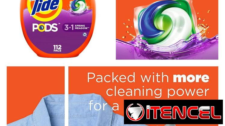Potes de cápsulas tide  y gain 112 cápsulas, varios olores para que su ropa huela fresca y limpia