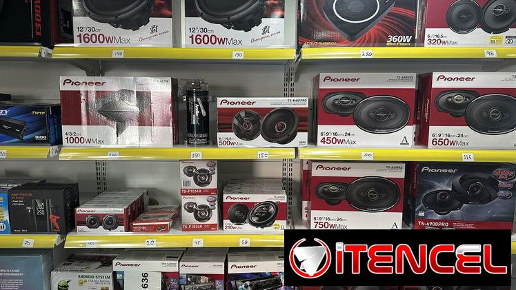 Baterías, neumáticos, llantas, audios