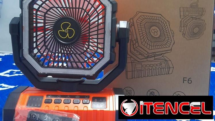 Ventiladores recargables F6