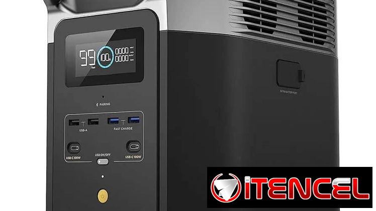 🔹Estación de energía portátil Ecoflow Delta 2 🔹 1800w – pico de 2700w  1024Wh
