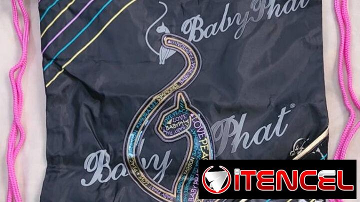 Mochila con cierre de cordones