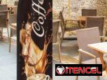 Indicativo y ubicación de expendio de caffe