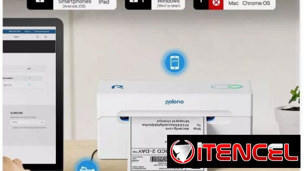 Impresora de etiquetas Polono-Bluetooth y USB-Térmica-Nueva