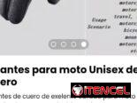 Guantes para moto Unisex de Cuero sintético. Nuevos