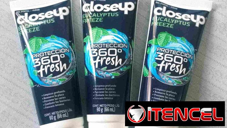 CREMA DENTAL CLOSE UP MENTHOL PARADISE Y EUCALIPTUS FREEZE X 90 Gramos