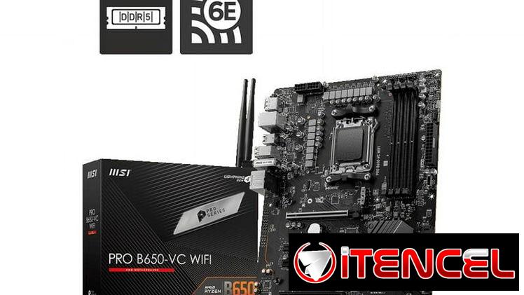 Kit MSI AM5 PRO B650-VC WIFI DDR5