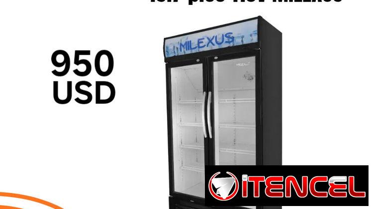 Nevera exhibidora vertical 19.7 pies 110V MILEXUS