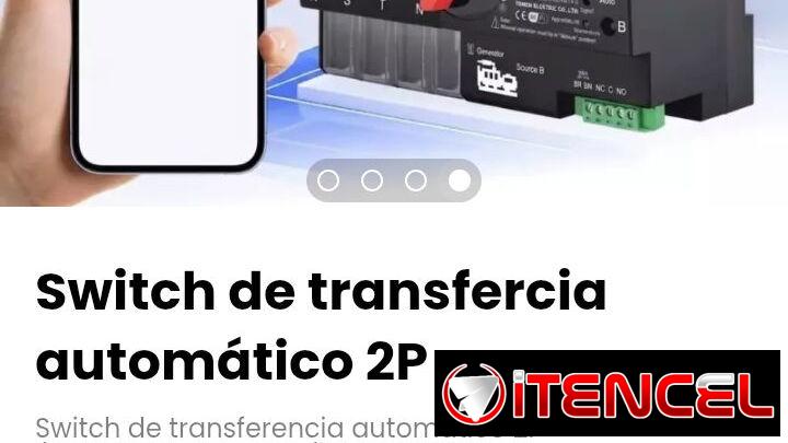 Switch de transfercia automático 2P. Modelo: TOQ7e-100/2